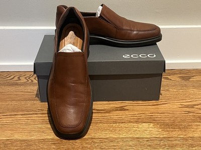 ECCO Helsinki 2 Slip-on Cognac Brown Leather Size US9-9.5 EU43 Regular Fit