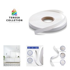 Durable White Melamine Edge Banding 3/4 inch x 250 ft - Easy Iron-On Application