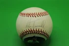 RAWLINGS ALAN TRAMMELL #3 AUTOGRAPHED BASEBALL NO COA