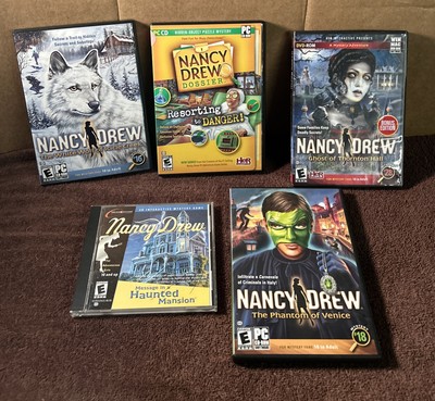 Lot Of Five Nancy Drew Mystery Computer Games