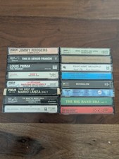 Lot Of 16 Cassette Tapes Vocal Singer Pop Classical Big Band Slow Jams