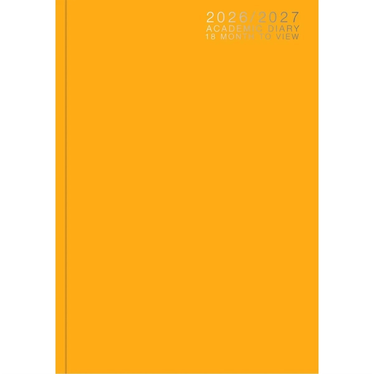 Mustard Classic Academic Week To View A5 Diary 2026 - 2027, Gift - Image 2