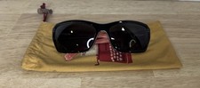 Fossil Women s Red And Black Frame Polarized Cat 3 Sunglasses
