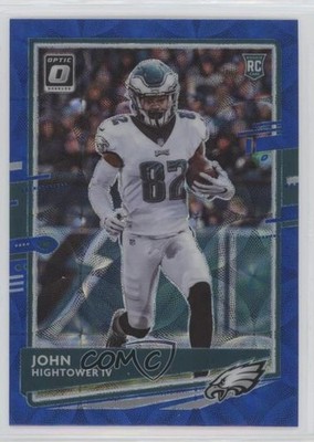 2020 Donruss Optic Rookies Blue Scope Prizm John Hightower IV #128 Rookie RC a0s