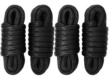 Boat Dock Lines  Ropes for Docking, 4 Pack 5/8" x 20ft Marine- Grade Double ...
