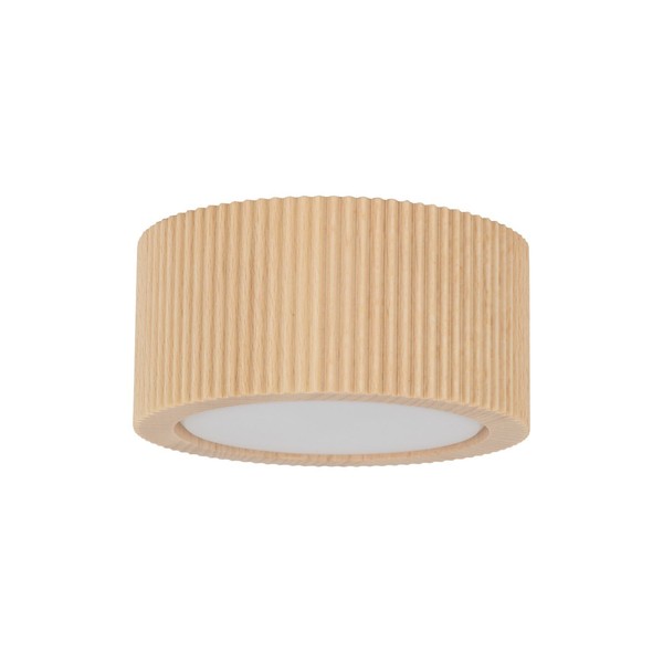 Deckenleuchte Holz Flur BüRo Blendarm GX53 D:9.5 Cm Rund Deckenlampe Wohnzimmer-image