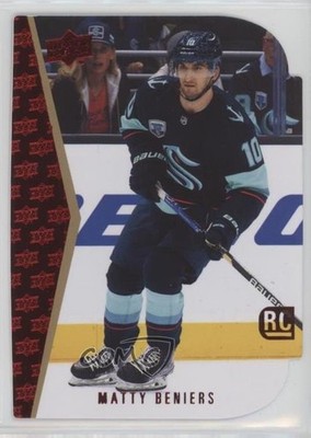 2022 Upper Deck Series 1 1994-95 Rookie Tribute Die Cuts Red Matty Beniers 1o3