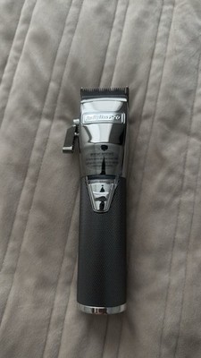 BabylissPro silver metal Lithium Clipper UNUSED Factory Tab Intact W/ Cord