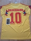 Pibe Carlos Valderrama Signed Autographed Colombia Soccer Jersey. JSA Coa. Rare