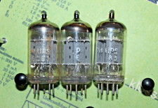 3 X PHILIPS  ECC83 / 12AX7 - PHILIPS - DELTA CODE  - RIBBED PLATES - 3 STÜCK
