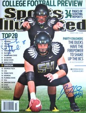Jeremiah Masoli - Oregon Ducks - Autographed Sports Illustrated - 8/17/09