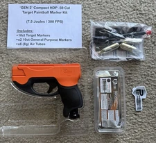 NEW (Gen2) Compact HDP .50 Cal Target Paintball Marker (7.5 Joules / 300 FPS)