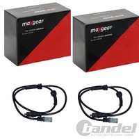 2X Maxgear ABS-SENSOR Raddrehzahl Hinten Passend FÜR Renault Grand Megane