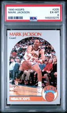 1990 HOOPS #205 MARK JACKSON PSA 6