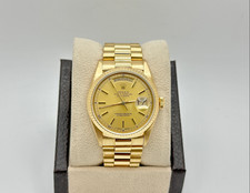Rolex Day Date President 18038 36mm Champagne Dial Quickset 18K Yellow Gold 2