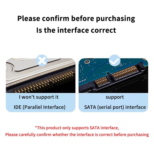 Type-C To USB 2.5 Inches SATA Universal SSD High Speed External Hard Drive Case - Afbeelding 4 van 12