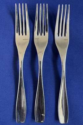 Oneida CALM Set of 3 Salad Forks 7-1/8''