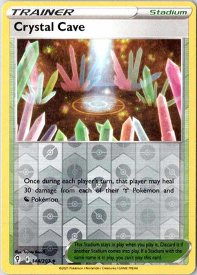 Crystal Cave 144/203 [Reverse Holo] Uncommon SWSH07: Evolving Skies NM