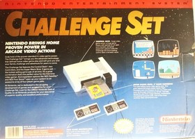 Set sfida console NES in scatola originale con gioco Super Mario 3!!