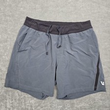 Vuori Draft Shorts Mens Medium Blue 7in Inseam Quick Dry Running Gym Training