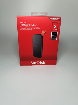 SanDisk 2TB Portable SSD - bis zu 800 MB/Sek. Lesegeschwindigkeit, USB 3.2 Gen 2