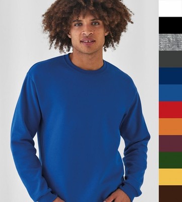 B&C Unisex Crewneck Sweatshirt XS bis 4XL - bedruckbar WUI23 ID202 50/50 NEU