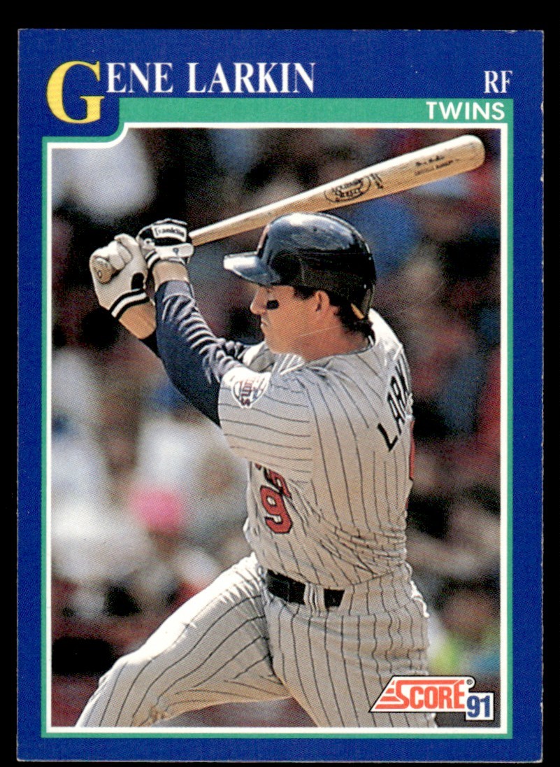 1991 SCORE GENE LARKIN #471 MINNESOTA TWINS 3549
