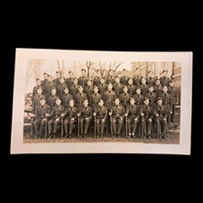 WWII Army Group Photo 9" 5 "