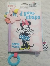 Disney Baby Minnie Mouse Deluxe Soft Book Find Your Shape