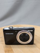 Samsung DualView TL205 12.2 MP Digital Camera Black Battery NO CHARGER/SD Card