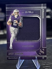 2025 Panini Silhouette Avery Johnson Silhouettes Patch /99