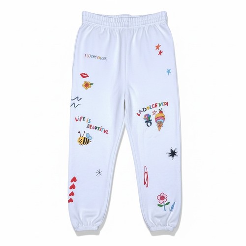 The Mayfair Group White Somebody Loves You Coordinating Women's Sweatpants XXL