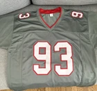 Ndamukong Suh Signed Tampa Bay Gray Football Jersey Beckett