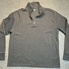 Old Navy Soft-Washed French Rib Quarter-Zip Pullover Sweater Medium