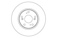 2X TRW Bremsscheibe DF4610 FüR Honda