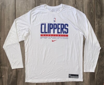 Nike LA Los Angeles Clippers NBA Team Issued Long Sleeve Practice