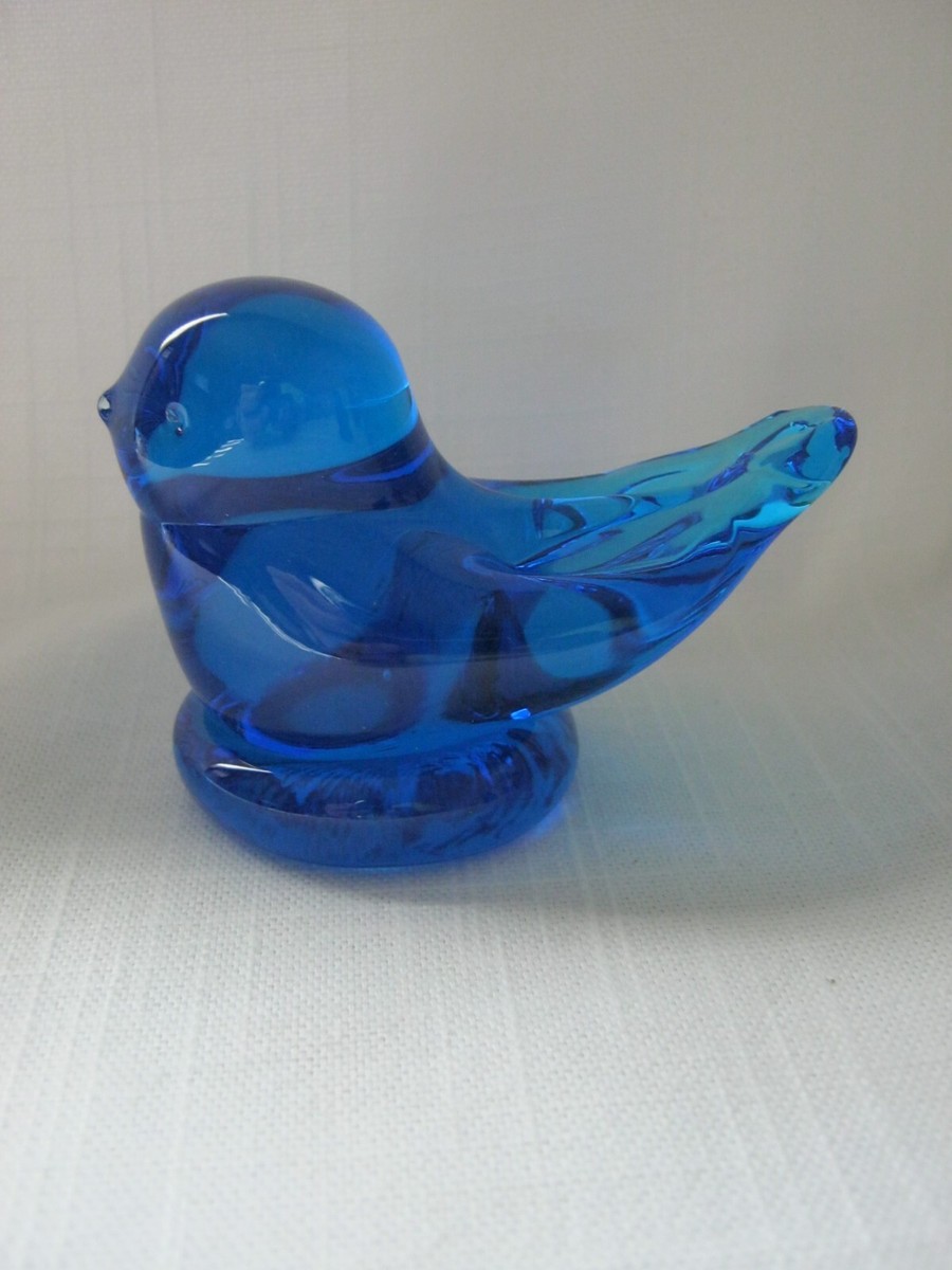 Terra Studios Handmade Original BLUE BIRD OF HAPPINESS Signed 2015