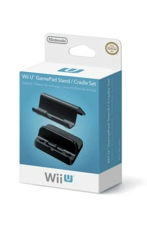 Genuine Nintendo Wii U Gamepad Charging Dock Cradle Stand Console Holder Set - Image 2 of 4