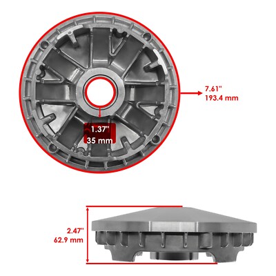 Caltric Primary Clutch Sheave Plate for Arctic Cat 0823-273