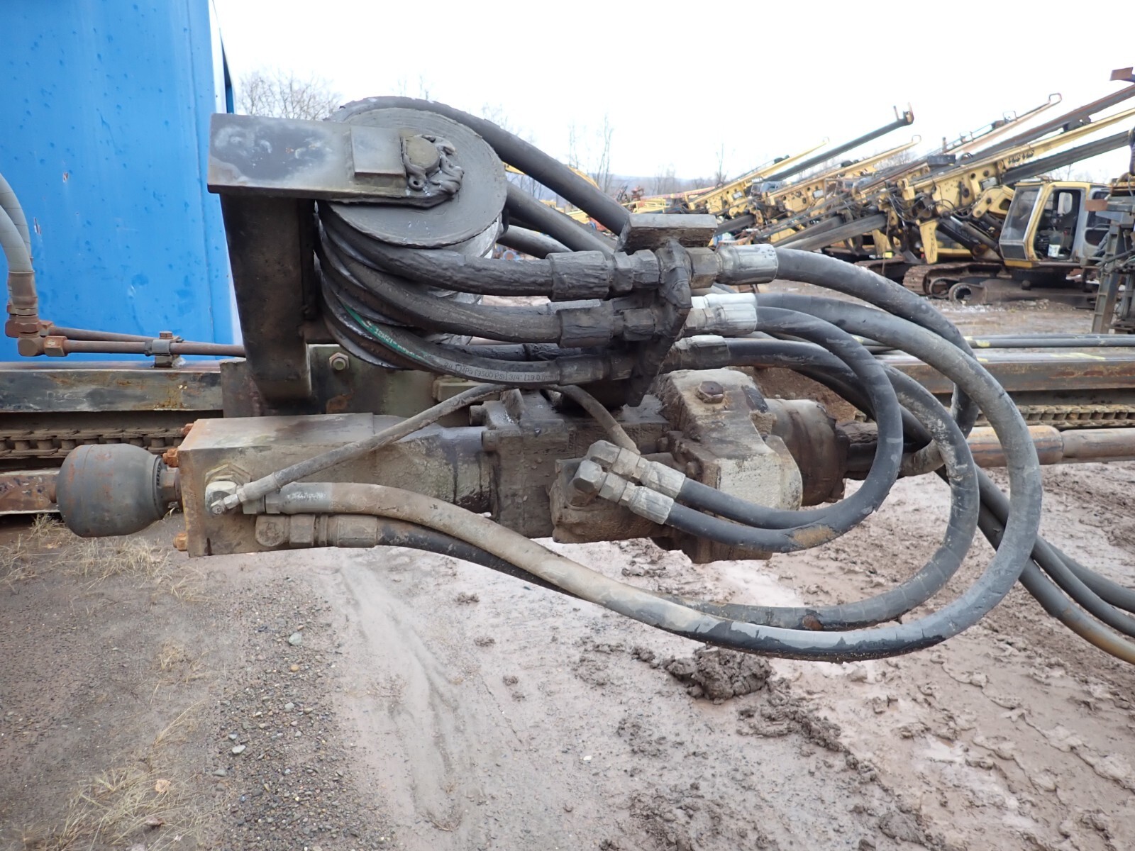 1985 Caterpillar 215B Excavator JOHN HENRY DRILL! Blast Hole Rock 215