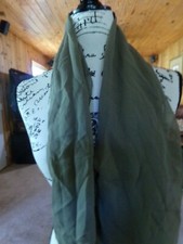 Fine Sheer Fabric Scarf/Shawl 86" x 20" Sage Green