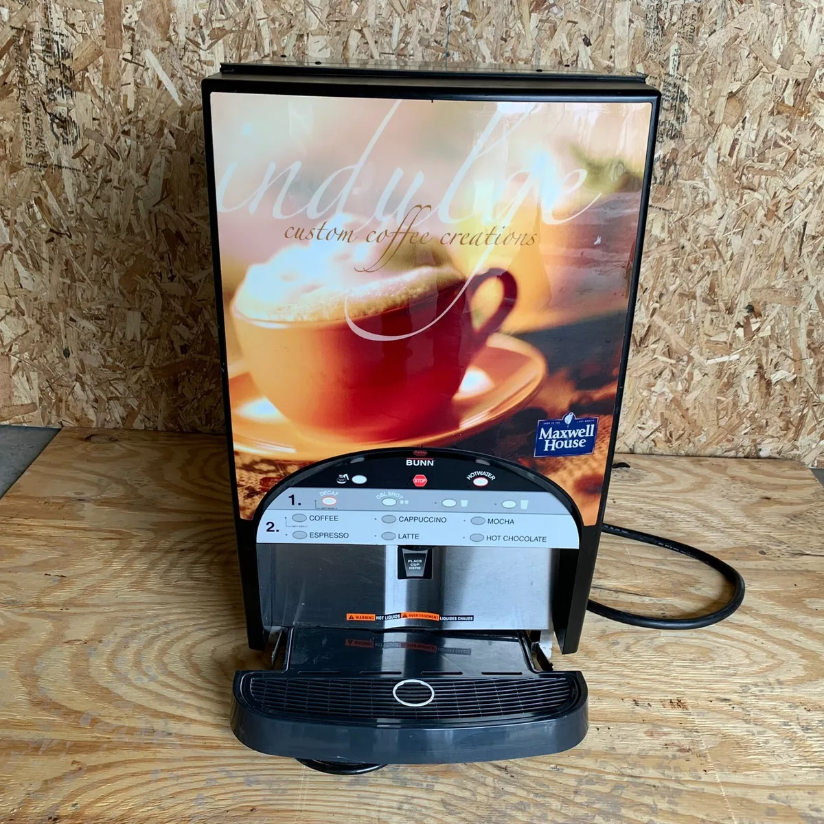 Commercial top cappuccino machine