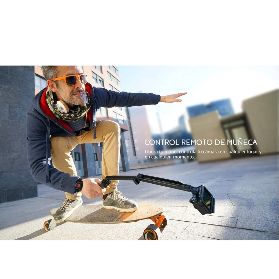 Action Cam 4K 20MP Unterwasserkamera EIS 170° Weitwinkel Slow Motion, Self-Timer - Bild 3 von 4