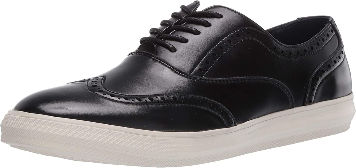 Kenneth Cole Reaction Reem Lace Up Brown Leather Wingtip Oxfords Shoes Men\'s 10 Kenneth Cole Unlisted Mens Shiny Crown Oxford Sneakers Brown  main image 3
