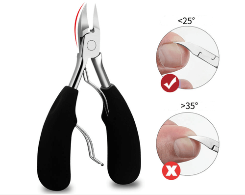 Toenail Clippers for Thick Ingrown Toe Nails Heavy Duty Precision Nail Scissor - Picture 8 of 12