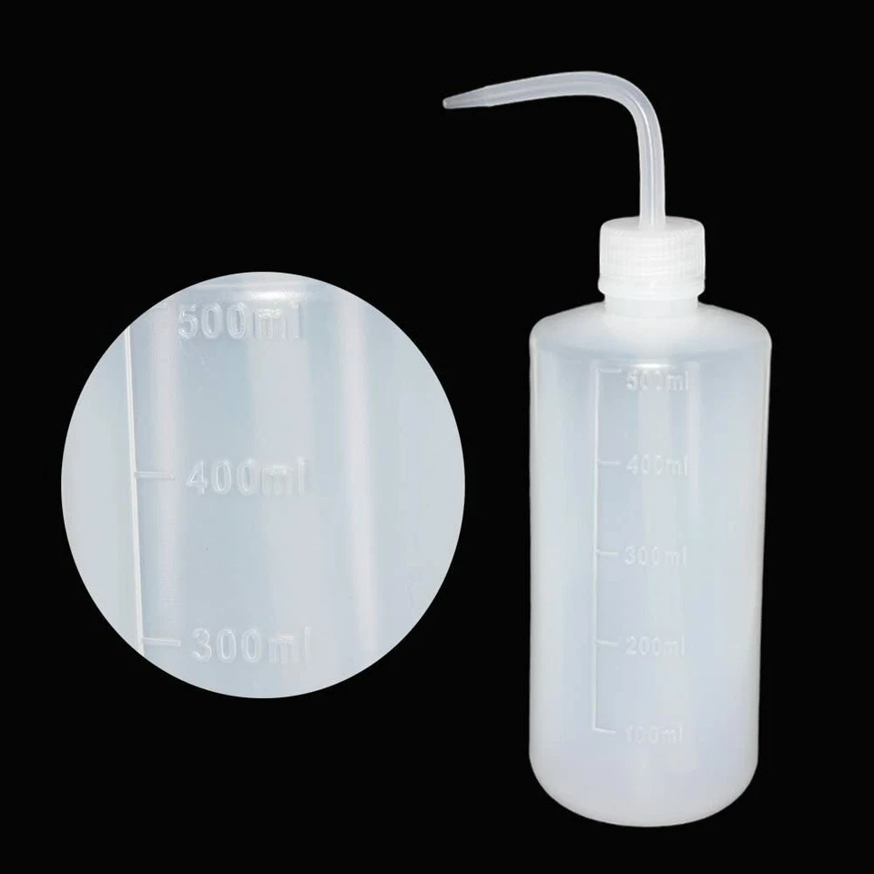 Botella exprimidora LDPE Clear Lab Safety Squirt 150/250/500 ml - Se envía desde Texas Foto 3 de 4