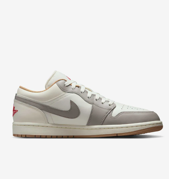 Nike Air Jordan 1 Low 'Sail/College Grey' 553558-169 Men's Size | eBay
