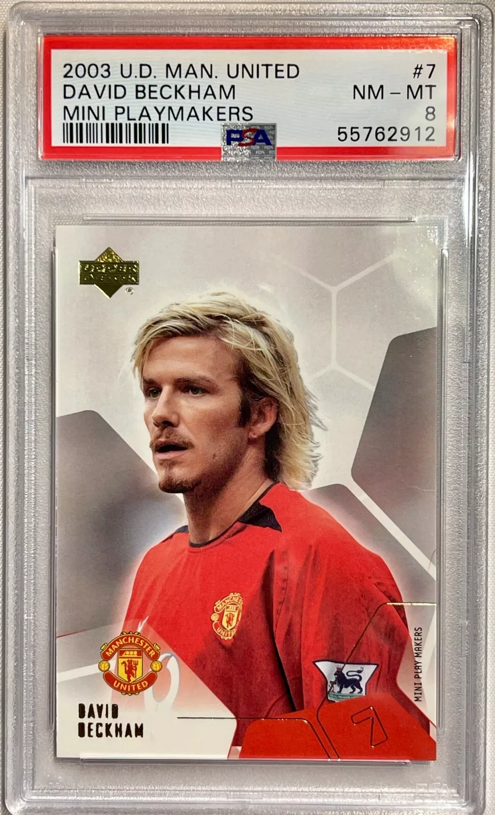 David Beckham trading card