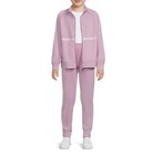 Athletic Works Girls 2 PC Misty Mauve Fleece Tracksuit Size (7-8) NWT — photo 3
