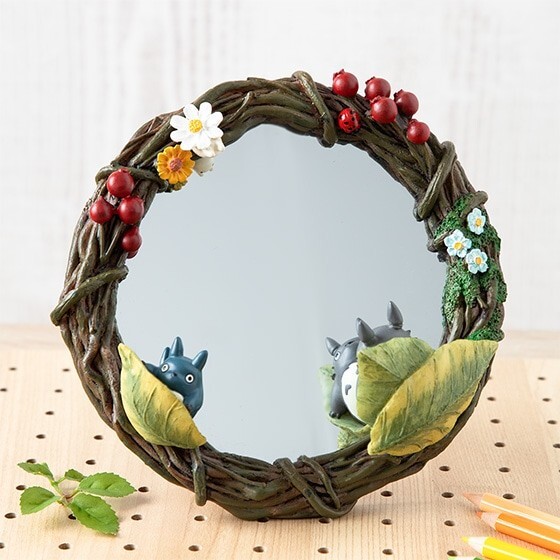 Studio Ghibli My Neighbor Totoro Stand Mirror Hide and Seek Wreath